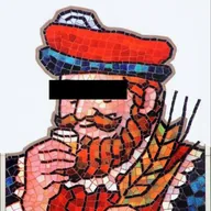 Stephen's profile picture, a mosaic illustration