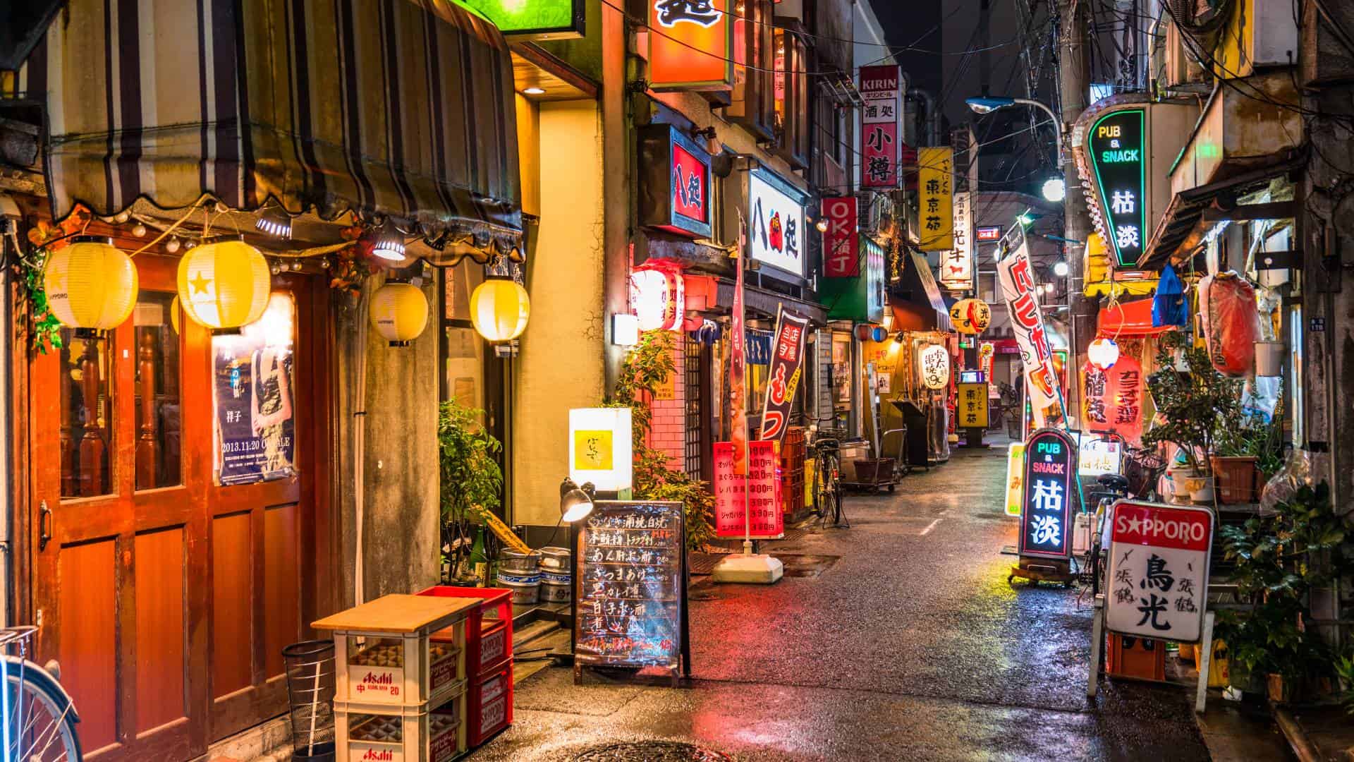 visit the Izakaya Alley tokyo