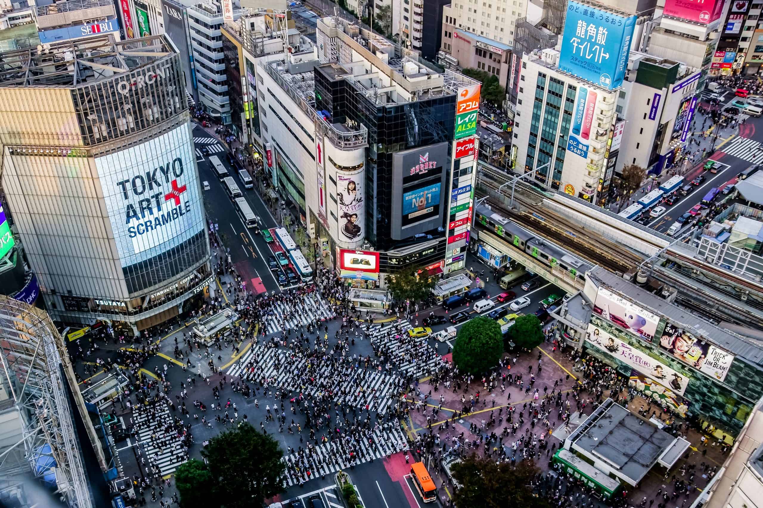 visit the Shibuya Crossing