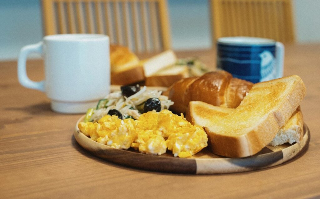 Traditional Japanese breakfast food