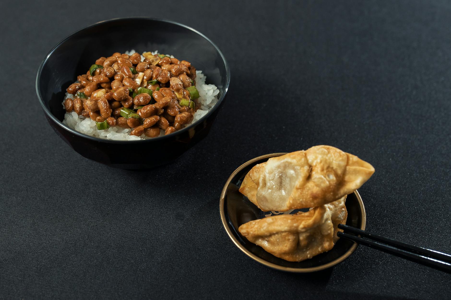 Natto Japanese fermented soybeans